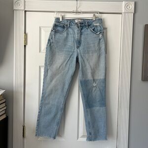 Abercrombie & Fitch Curve Love The Mom High Rise Jeans